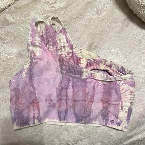 Tie dye sports bra